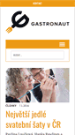 Mobile Screenshot of gastronaut.cz